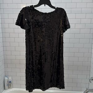 Fun black sequin dress!